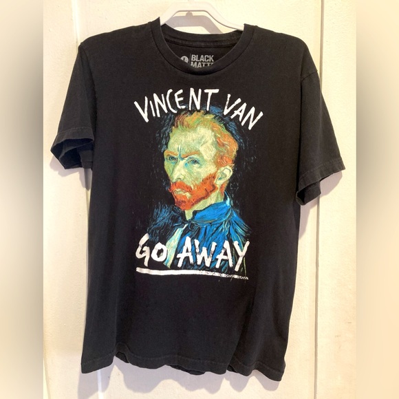 Black Matter Other - Men’s Vincent Van Gogh Go Away T Shirt